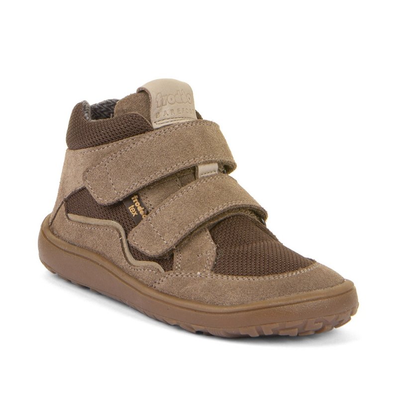 Trzewiki FRODDO G3110266-15 BEIGE barefoot chłopięce na rzepy