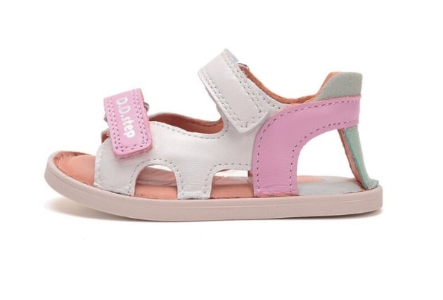 D.D.STEP G076-51334C White sandałki dziewczęce na rzepy