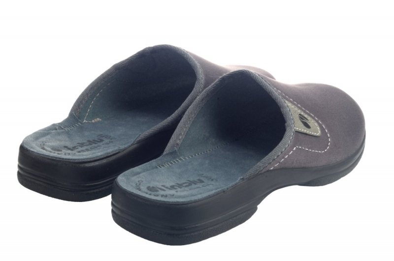 Inblu PO-76 pantofle domowe męskie szare