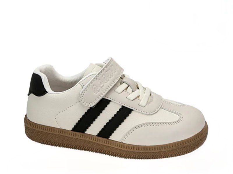 Apawwa N5054P BEIGE - dziecięce buty sportowe na rzep