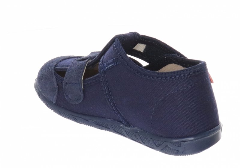 MILAMI 118 66 BLUE kapcie chłopięce na rzepy 