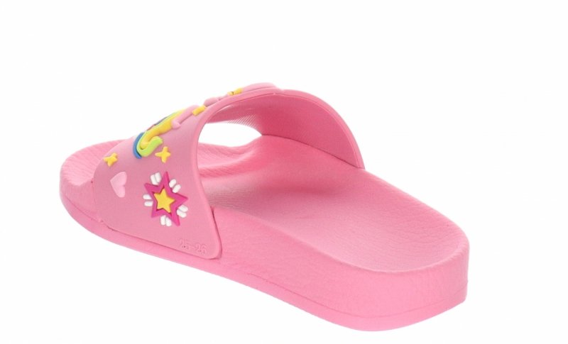 MILAMI 109-10 PINK klapki basenowe dla dziewczynki UNICORN