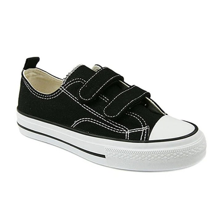 APAWWA RC08 BLACK trampki dziecięce na rzepy