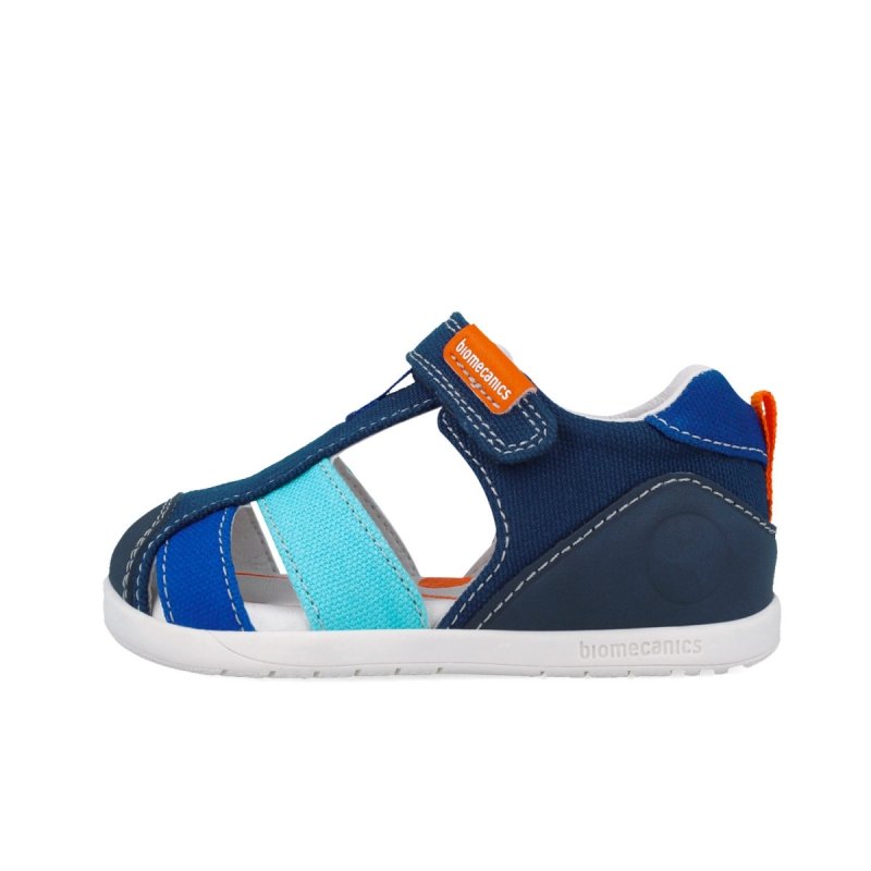 BIOMECANICS 252198-A089-C01221 AZUL MARINO sandał tekstylny rzep