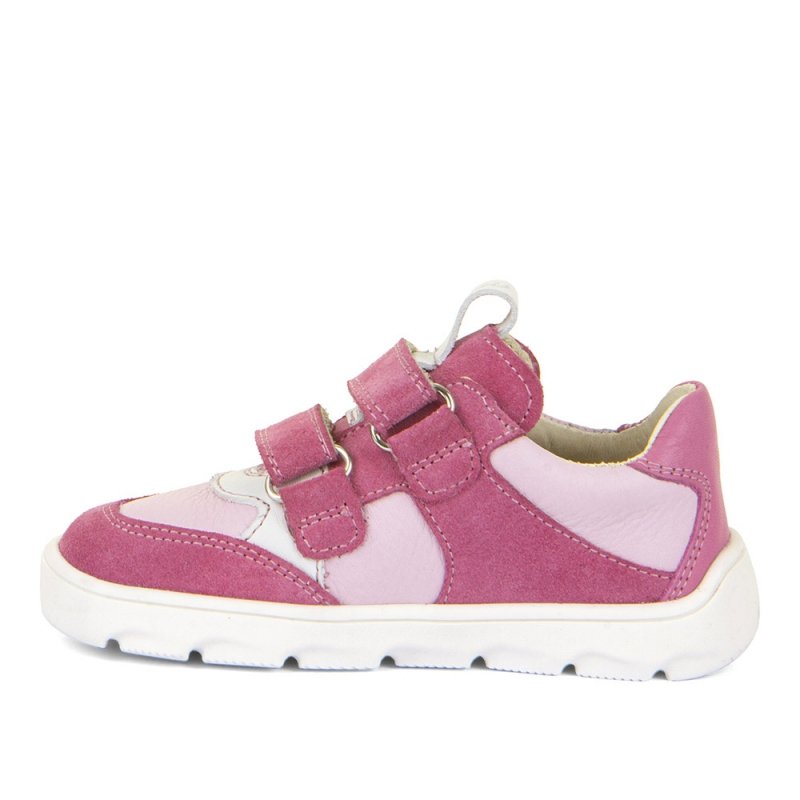 Półbuty FRODDO G3130264-8 FUXIA/PINK barefoot  dziewczęce na rzepy