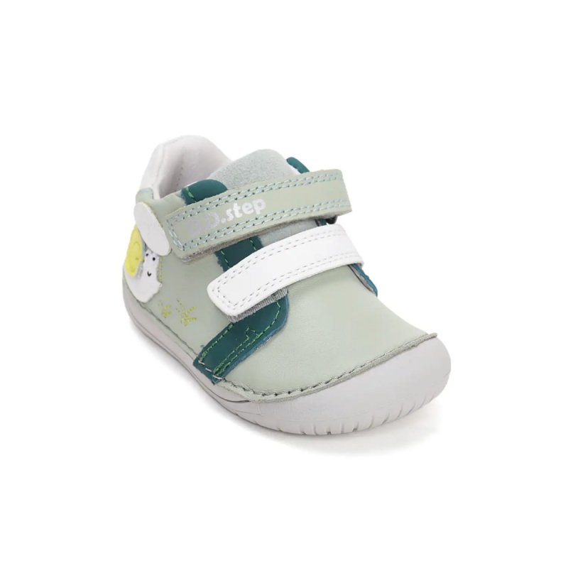 Trzewiki D.D.STEP BAREFOOT S070-61995B Mocha na rzepy