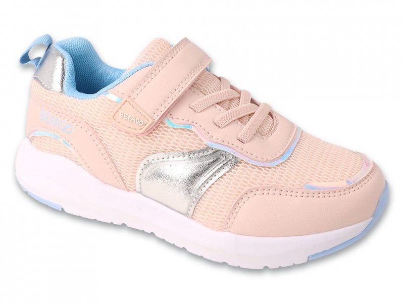 Befado 516Y374 SHINE buty sportowe RÓŻOWE na rzep