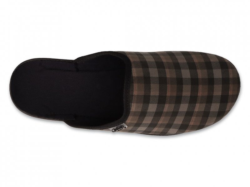 Befado 548M048 kapcie męskie brązowe