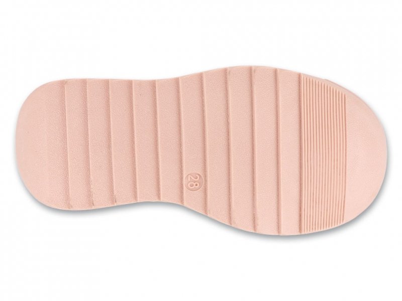 Befado 169X039 Śniegowce różowe ocieplane na rzepy