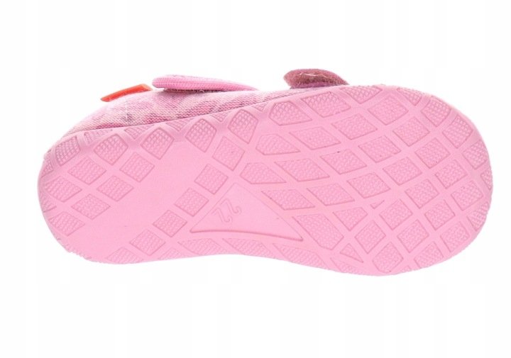 MILAMI 118 BR-61 PINK kapcie dziewczęce różowe na rzepy