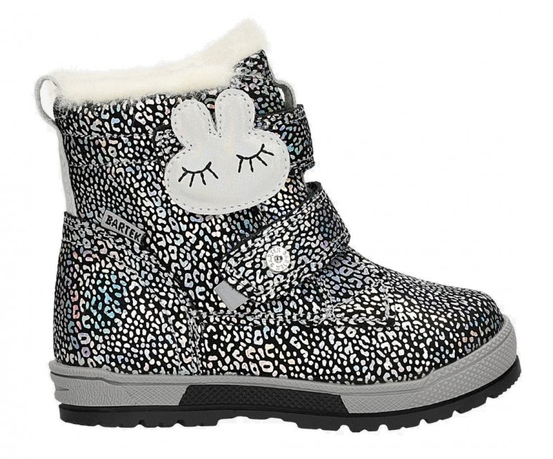 Trzewiki BARTEK 8400869 ocieplane multikolor na rzepy