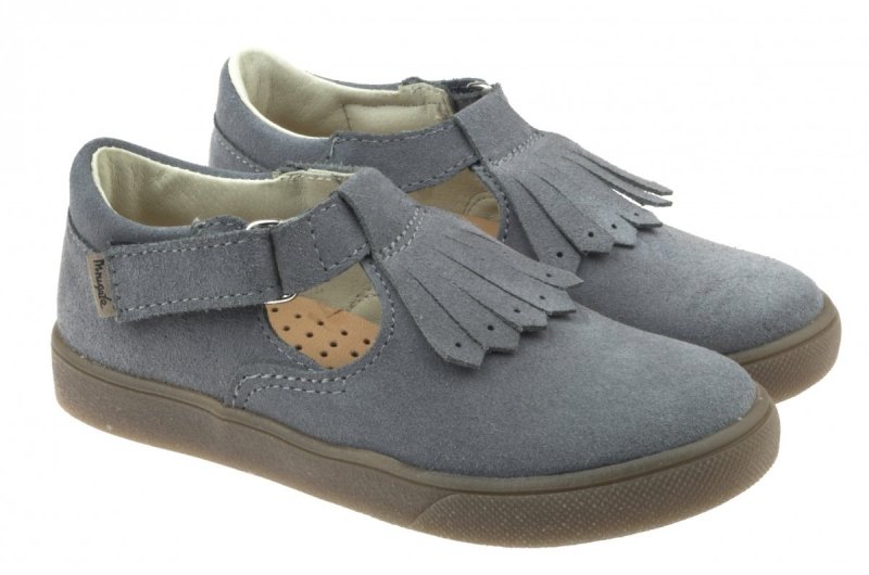 Baleriny Mrugała KAYA 2360/9-08 GREY rzep