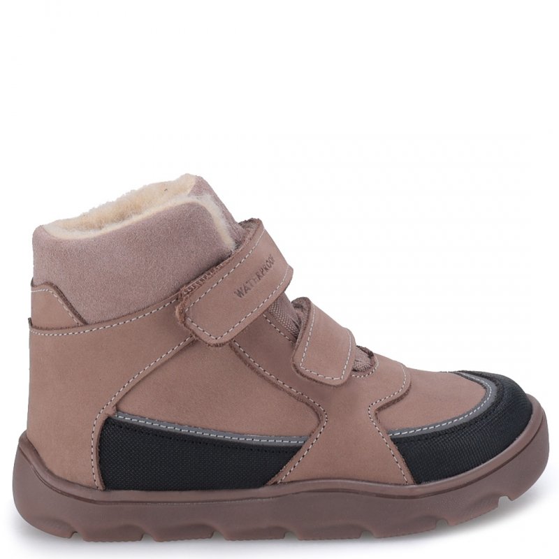 EMEL EV2809M-19 barefoot Trzewiki chłopięce na rzepy