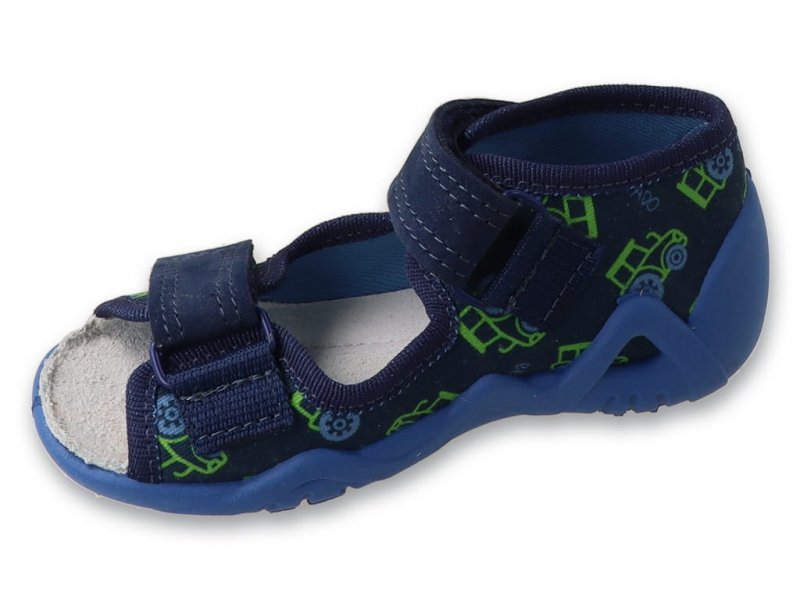 Befado 350P053 sandałki SNAKE chłopięce rzepy