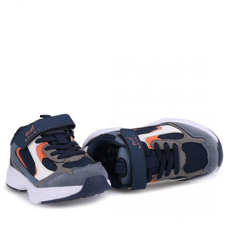 EMEL SPORT E 4232 SNEAKERSY niebieskie buty sportowe na rzep