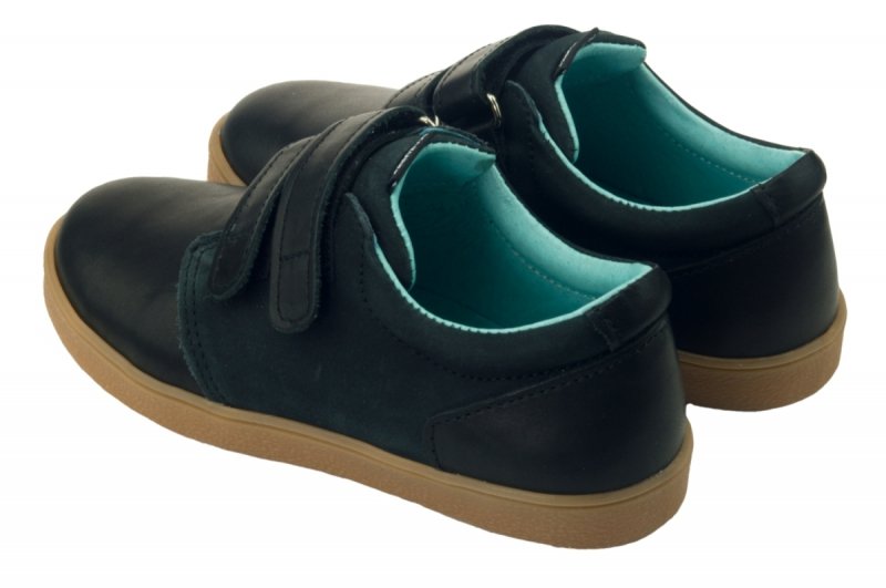 Półbuty MAZUREK 1361 CZARNY na rzepy