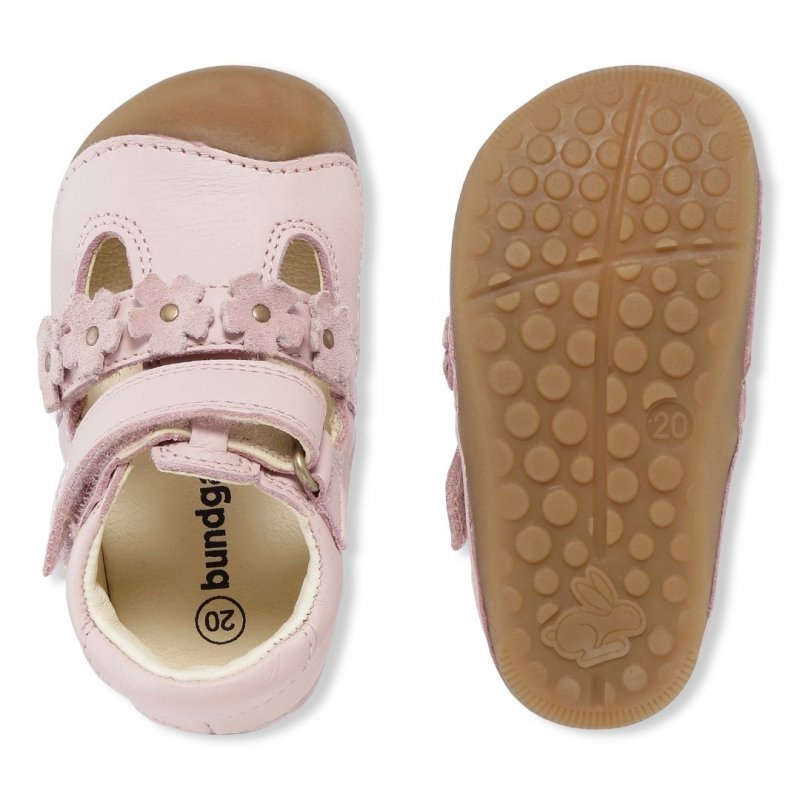 Bundgaard Petit Summer sandałki do nauki chodzenia 3110 OLD ROSE na rzepy