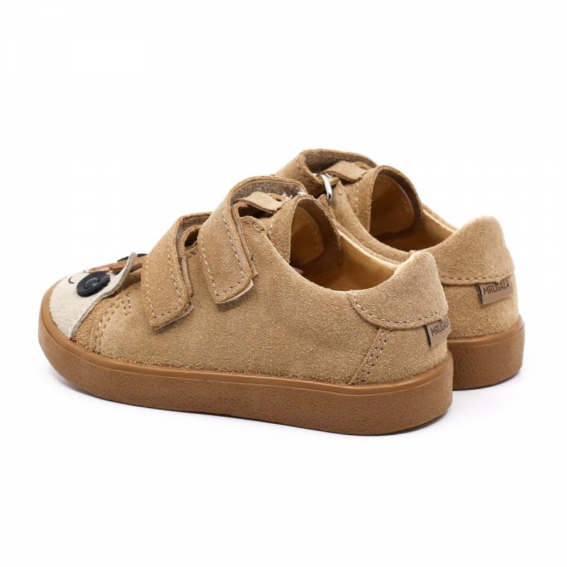 Półbuty Mrugała MAKI 3180/5-22 alpaca sand na rzepy