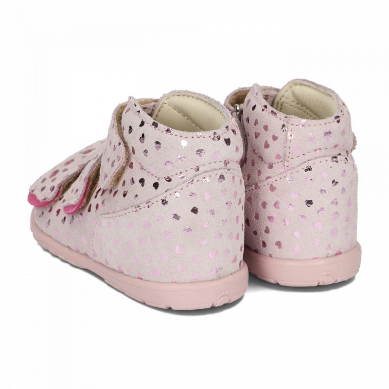 AMEKO A-17 PEDRO-ROSE  hearts buty profilaktyczno-korekcyjne na rzepy