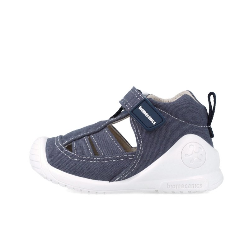 BIOMECANICS 252188-A089 AZUL MARINO sandał tekstylny rzep