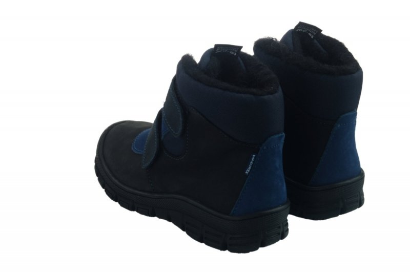 MAZUREK 1360 buty zimowe TE-POR czarny niebieski