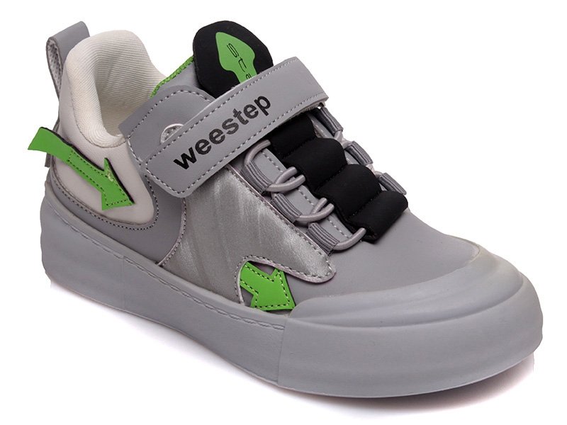 WEESTEP R870563741 GR buty sportowe na rzep szare