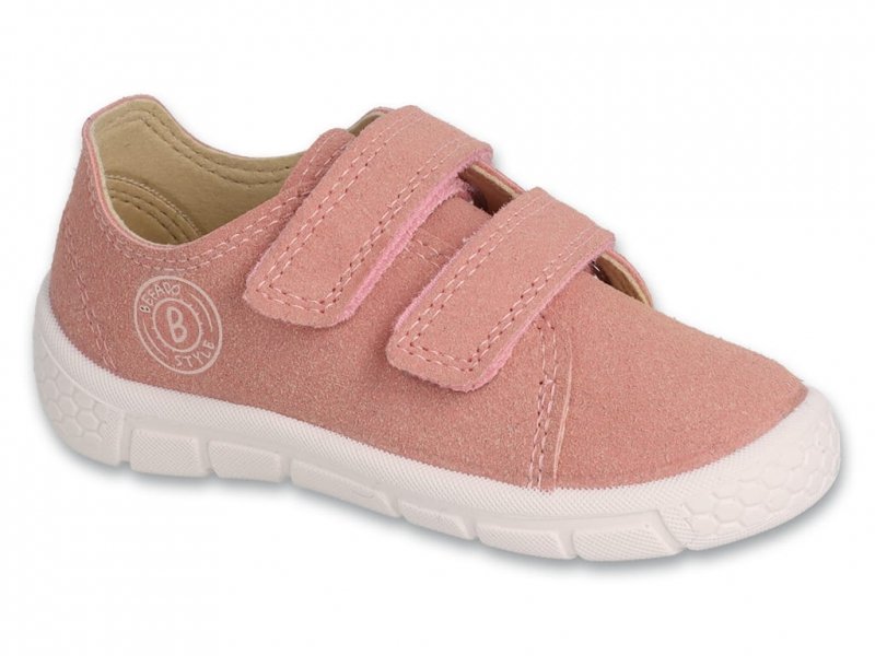 Befado buty dziecięce HONEY 909X004 różowe na rzepy