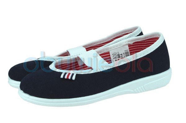 Befado 274Y014 BENNY balerinki granatowe