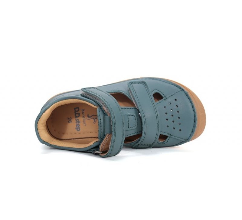 BAREFOOT D.D.STEP H063-61804BM EMERALD półsandał dla chłopca na rzepy