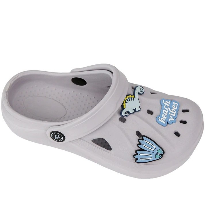 APAWWA ABX0083 GREY klapki dziecięce basenowe