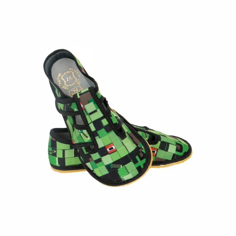 RAWEKS BAREFOOT ZUZIA Z28 kapcie chłopięce na rzep