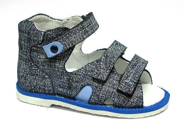 Sandały Postęp ZOSIA BP-222 granat przecierany