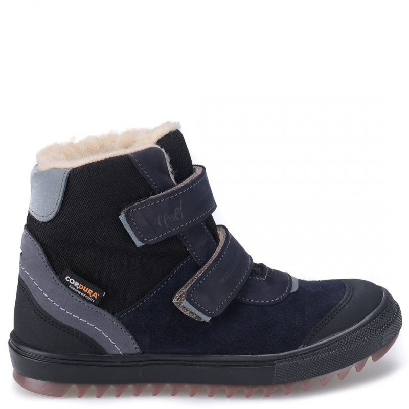 EMEL EV2761M-13 Trzewiki zimowe chłopięce na rzepy