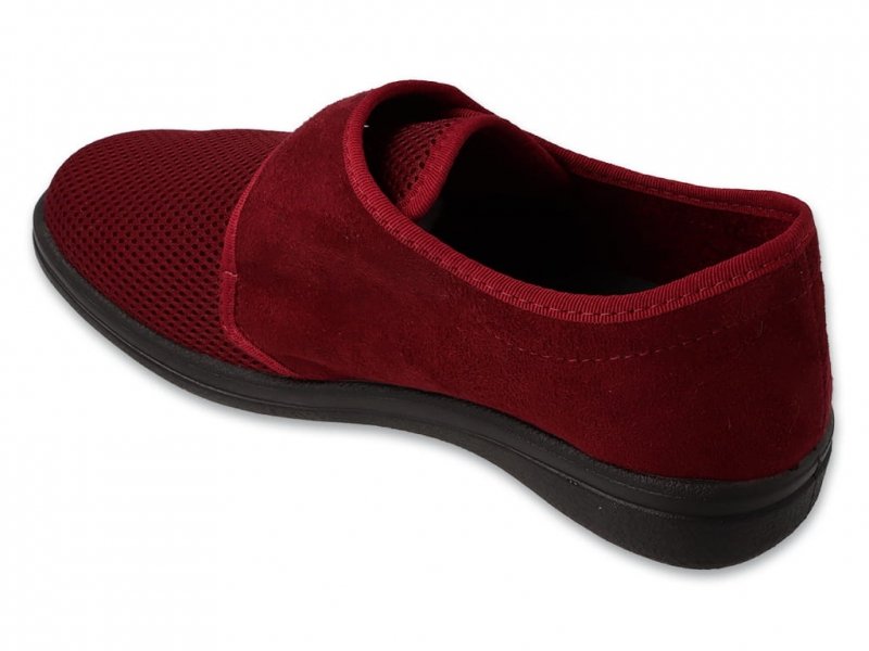 DR ORTO 088D003 BORDO półbuty damskie na rzep