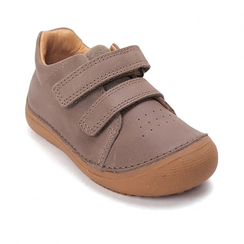 Trzewiki D.D.STEP BAREFOOT S063-61983AL Chocolate na rzepy