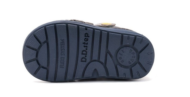 Trzewiki D.D.STEP BAREFOOT S071-52771B na rzepy