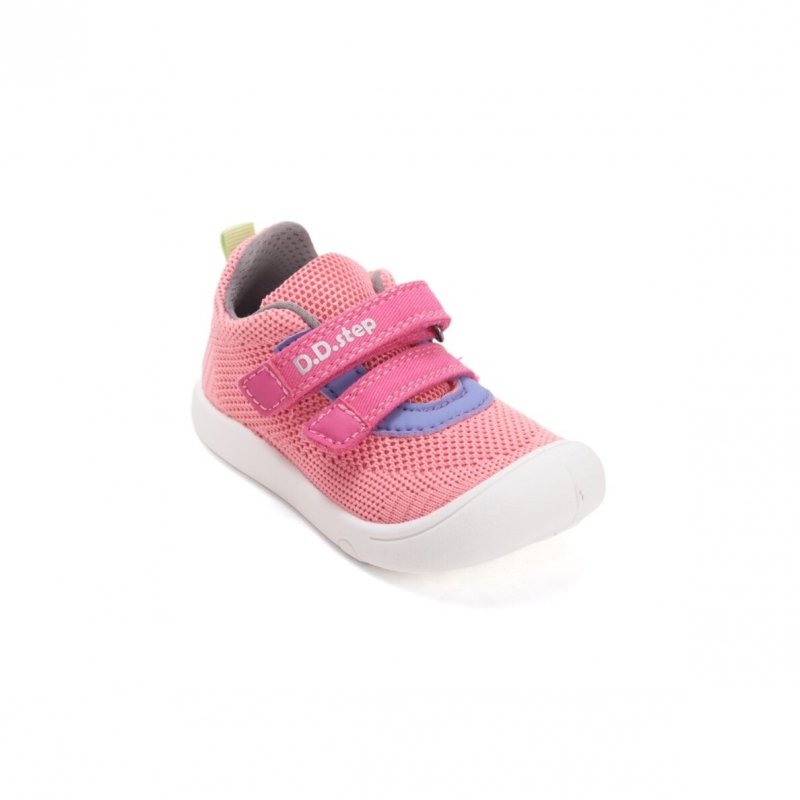 BAREFOOT Buty sportowe D.D.STEP F100-61859CL STRAWBERRY na rzepy