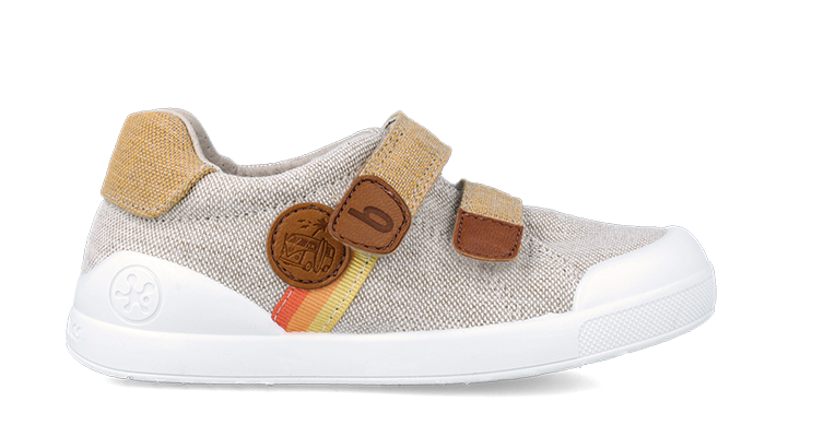 BIOMECANICS 242297-B CREMA buty chłopięce na rzepy