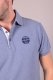 Koszulka męska polo PAMPELONNE - Harcour - jean (denim)