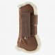 Ochraniacze z futerkiem przody CALIBER - Horze - brown robe