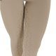 Legginsy damskie Classic Slim Fit Full Grip - EQUESTRO - piaskowe 