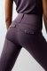 Legginsy ANYA HYBRID -  śliwkowe - HORZE 