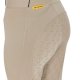 Legginsy damskie Classic Slim Fit Full Grip - EQUESTRO - piaskowe 
