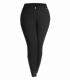 Bryczesy damskie zimowe Calla Silicone ELT - Waldhausen - black