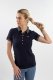 Koszulka damska polo PANDOR SS 2023 - Harcour - navy