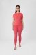 Koszulka techniczna damska LILY - Horze - rouge red