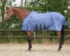 Derka siatkowa z odpinanym kołnierzem i maską SS24 - QHP - country blue
