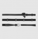 Wodze parciane ze stoperami 16 mm WORKING COLLECTION - DY'ON