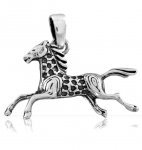 Wisiorek brykający koń wzór 2