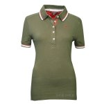 Koszulka damska polo MERYL olive - SCHOCKEMOHLE